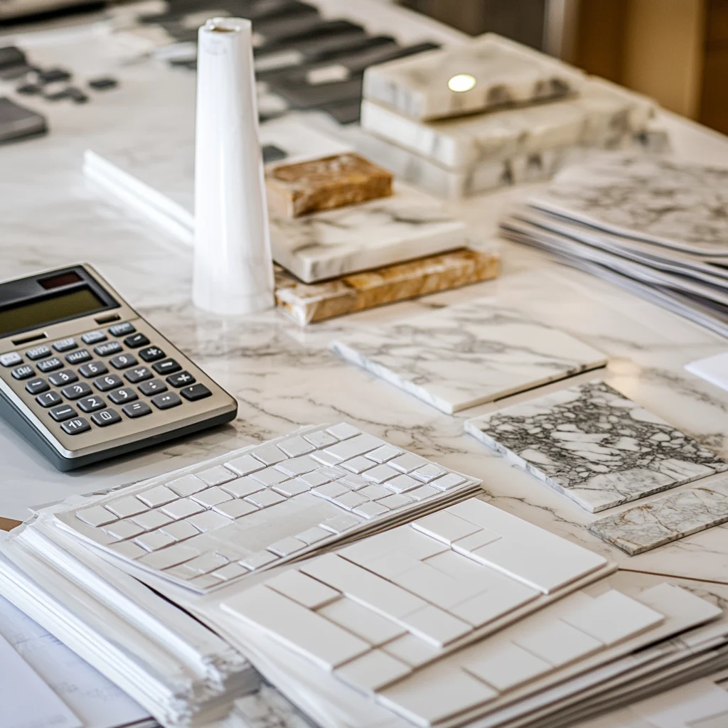 Natural stone material selection